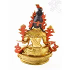 Zöld Tara aranyozott szobor - 21 cm