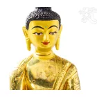 Gyógyító Buddha aranyozott szobor - 21 cm