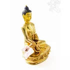 Gyógyító Buddha aranyozott szobor - 21 cm
