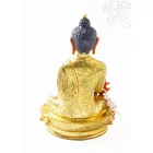 Gyógyító Buddha aranyozott szobor - 21 cm