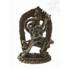 Vajradhara a párjával réz szobor antikolt, prémium minőség - 11 cm