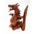 Sárkány faragott szobor - 30 cm