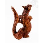 Sárkány faragott szobor - 30 cm