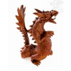 Sárkány faragott szobor - 30 cm