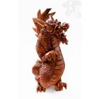 Sárkány faragott szobor - 30 cm