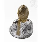 Amitabha Buddha rezin szobor, mécsestartóval - 30 cm