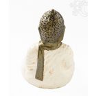 Amitabha Buddha rezin szobor, mécsestartóval - 30 cm