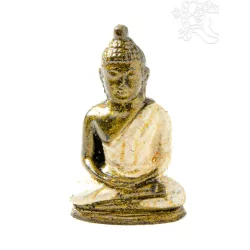 Amitabha Buddha színes rezin szobor - 5 cm