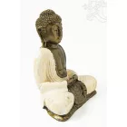 Amitabha Buddha színes rezin szobor - 30 cm