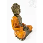 Amitabha Buddha színes rezin szobor - 30 cm