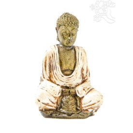Amitabha Buddha színes rezin szobor - 8 cm