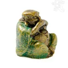 Nevető Buddha színes rezin szobor - 5 cm