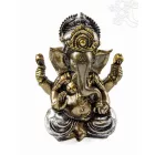 Ganesha színes rezin szobor - 32 cm