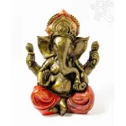 Ganesha színes rezin szobor - 32 cm