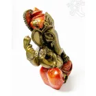 Ganesha színes rezin szobor - 32 cm