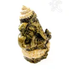 Ganesha színes rezin szobor - 5,5 cm