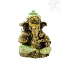 Ganesha színes rezin szobor - 5,5 cm