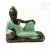 Fekvő Buddha színes rezin szobor - 40 cm