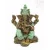 Ganesha színes rezin szobor - 25 cm