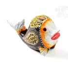 Fa delfin, mintás, kicsi - 10 cm