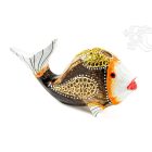 Fa delfin, mintás, közepes - 15 cm