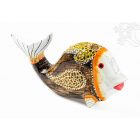 Fa delfin, mintás, nagy - 18 cm