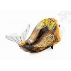 Fa delfin, mintás, nagy - 18 cm