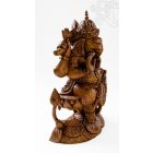 Ganesha álló fa szobor, különleges - 35 cm