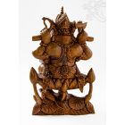 Ganesha álló fa szobor, különleges - 35 cm