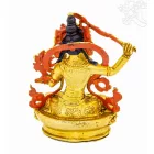 Manjushri, teljesen aranyozott szobor - 8 cm