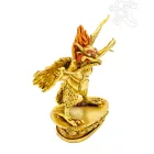 Garuda, teljesen aranyozott szobor - 8 cm