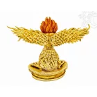 Garuda, teljesen aranyozott szobor - 8 cm