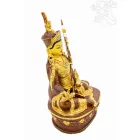 Guru Rinpoche, félig aranyozott szobor - 21 cm
