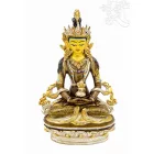 Buddha Amitayus (Tsepagme), félig aranyozott szobor - 22 cm