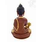 Gyógyító Buddha, félig aranyozott szobor - 32 cm