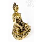 Shakyamuni Buddha réz szobor, sárga, különlegesség - 55 cm