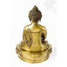 Shakyamuni Buddha réz szobor, sárga, különlegesség - 55 cm