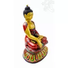 Shakyamuni Buddha agyag szobor, hatalmas méretű különlegesség - 42 cm