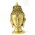 Buddha fej szobor réz, sárga színű