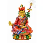 Guru Rinpoche agyag szobor, hatalmas méretű különlegesség - 42 cm