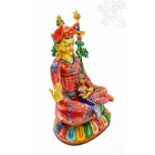 Guru Rinpoche agyag szobor, hatalmas méretű különlegesség - 42 cm