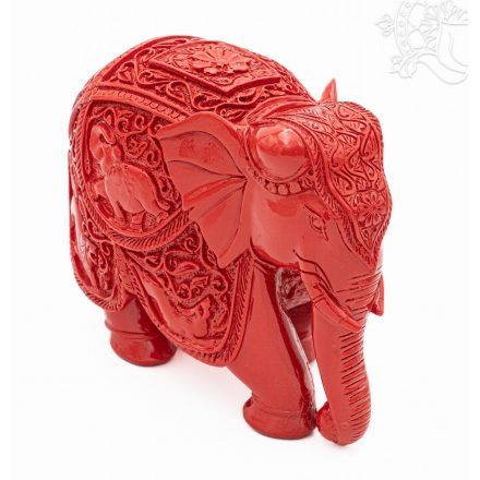 Műgyanta elefánt szobor - 14,5 cm