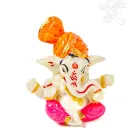 Ganesha színes rezin szobor - 5,5 cm