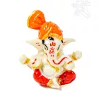 Ganesha színes rezin szobor - 5,5 cm