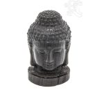 Obszidián Buddha fej szobor – 8 cm