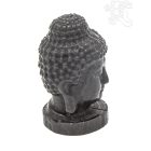 Obszidián Buddha fej szobor – 8 cm