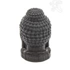 Obszidián Buddha fej szobor – 8 cm
