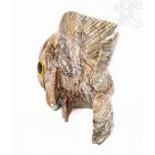 Faragott kő hal szobor – 25 cm