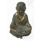 Szerzetes tállal szobor – 55 cm