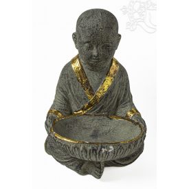 Szerzetes tállal szobor – 55 cm